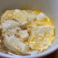 hkr's cooksnap of when they made 超簡単！ズボラ♪レンチン豆腐&卵.