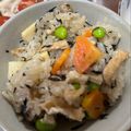 南桜新II's cooksnap of when they made 炊飯器で作る筍おこわ.