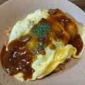 ばたみそーぱん☆'s cooksnap of when they made 卵1個で★簡単ふわとろオムライス～.