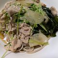 じゅんともた's cooksnap of when they made 簡単美味しい豚肉そば.