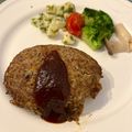ainuinu's cooksnap of when they made キヌアのハンバーグ　.