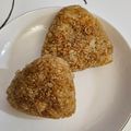 kanae1023's cooksnap of when they made 余ったご飯で作る美味しい！！焼きおにぎり.