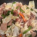 jumoru's cooksnap of when they made キャベツと豚肉のオイスター炒め.