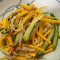 にこふわわ's cooksnap of when they made 生食南瓜コリンキーのシャキシャキサラダ.