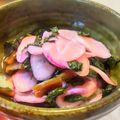 そうみー's cooksnap of when they made 日野菜のさくら漬◇わたしの漬け方.