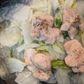 クックA31BRM☆'s cooksnap of when they made 鶏もも肉と白菜のにんにく黒胡椒蒸し.