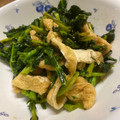 0201モモプー's cooksnap of when they made 簡単　かき菜と油揚げの炒め物.