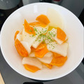 J_son's cooksnap of when they made 柿と大根のさっぱりマリネ.
