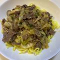 ゆみしゅー's cooksnap of when they made 牛肉ともやしとにらで☆あんかけ焼きそば.