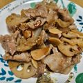 クックRCE4XG☆'s cooksnap of when they made 🌟[簡単] 照焼き豚こまレンコン😋.