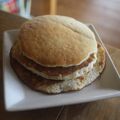 みるく茶's cooksnap of when they made スーパーもちもち♡おからパンケーキ.