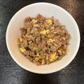 やんちゃ坊主☆'s cooksnap of when they made 肉玉そぼろ.