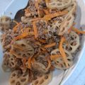 sunnylotus's cooksnap of when they made 定番美味しい！蓮根と豚ひき肉のきんぴら.