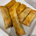 クックYHRYBL☆'s cooksnap of when they made 春巻きの巻き方 揚げ方（焼き方）.