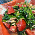 バウチャン's cooksnap of when they made ほうれん草とシーチキンとトマトのサラダ.