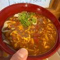 ☆iwack☆'s cooksnap of when they made 丸亀期間限定！　トマたまカレーうどん♪.
