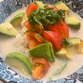 Faiza's cooksnap of when they made ☆アボガドとトマトの豆乳そば☆簡単！.