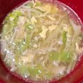 ヨシヨッシー's cooksnap of when they made えのきの中華風卵スープ.