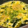 さんちゃん（╹◡╹）'s cooksnap of when they made *かき玉わかめスープ*.