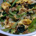 ゆりのもり's cooksnap of when they made 小松菜と卵とツナの炒め.
