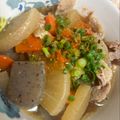 じょんそママ's cooksnap of when they made 豚バラ大根、蒟蒻の煮物.