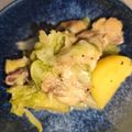 ちゃちゅ2's cooksnap of when they made 手羽元とキャベツとじゃがいものコンソメ煮.