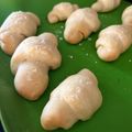 ２人の坊主ママ's cooksnap of when they made 朝食&ランチに♪塩パン（HB&簡単成形）.