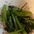 たーそ's cooksnap of when they made レンジで簡単！小松菜の塩昆布ナムル.