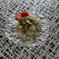 クレイプメートル's cooksnap of when they made カマボコとアボカドのわさびゴママヨあえ.
