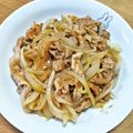 ＊なぁ＊'s cooksnap of when they made 豚肉と玉ねぎのポン酢オイスターソテー.