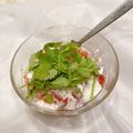 ●ゆゆゆ●'s cooksnap of when they made ヨーグルトのサラダ トマト玉ねぎライタ.