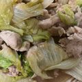 手抜きクック's cooksnap of when they made 【楽めし】豚とレタスの簡単炒め.