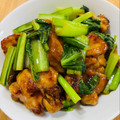 naohyw's cooksnap of when they made 簡単！鶏と小松菜のオイスタバター炒め.
