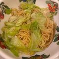 のらむーちょ's cooksnap of when they made アンチョビとキャベツのパスタ♪.
