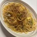 莉紅花's cooksnap of when they made 簡単！長ネギとツナの和風ガーリックパスタ.