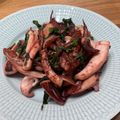 ＊＊まゆゆ＊＊'s cooksnap of when they made ✿イカの大葉炒め＠生姜風味✿.