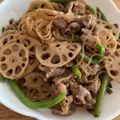 ポメちょん's cooksnap of when they made 牛肉とれんこんの春雨炒め.