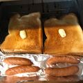 こつゆ514's cooksnap of when they made パンを焼くついでにウインナーorベーコン.