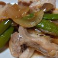 monjimari's cooksnap of when they made きのこと玉ねぎの和風ソースチキン.
