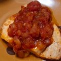 ヨシヨッシー's cooksnap of when they made メカジキのソテー トマトソースがけ.