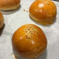 アユクマノミ's cooksnap of when they made 30分で完成？不思議パンのバーガーバンズ.
