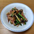 みぃくんのママ's cooksnap of when they made 小松菜ベーコンとしめじのソテー.