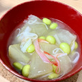 はちみつかなこ's cooksnap of when they made とろける＊冬瓜のカニカマ塩あんかけ.