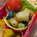 あゆたっくん's cooksnap of when they made レンジで1分！ワカメと油揚げの甘辛☆弁当.