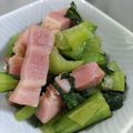 林檎★日和's cooksnap of when they made お弁当に★青梗菜と厚切りベーコンの中華風.