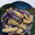 ゆみらんたん's cooksnap of when they made 茄子のサラダ！？★茄子の中華風・胡麻和え.
