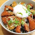みみっこ♪'s cooksnap of when they made サーモンユッケ丼.