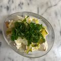 ナピト's cooksnap of when they made うちの味♤松前漬けでおつまみ冷や奴.