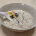 クックQ6WA9E☆'s cooksnap of when they made とうもろこしの塩麹豆乳スープ.