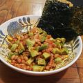 chie．co's cooksnap of when they made アボカドとキムチと納豆の韓国和え.